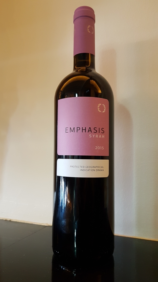 Vin rouge grec Emphasis 2015